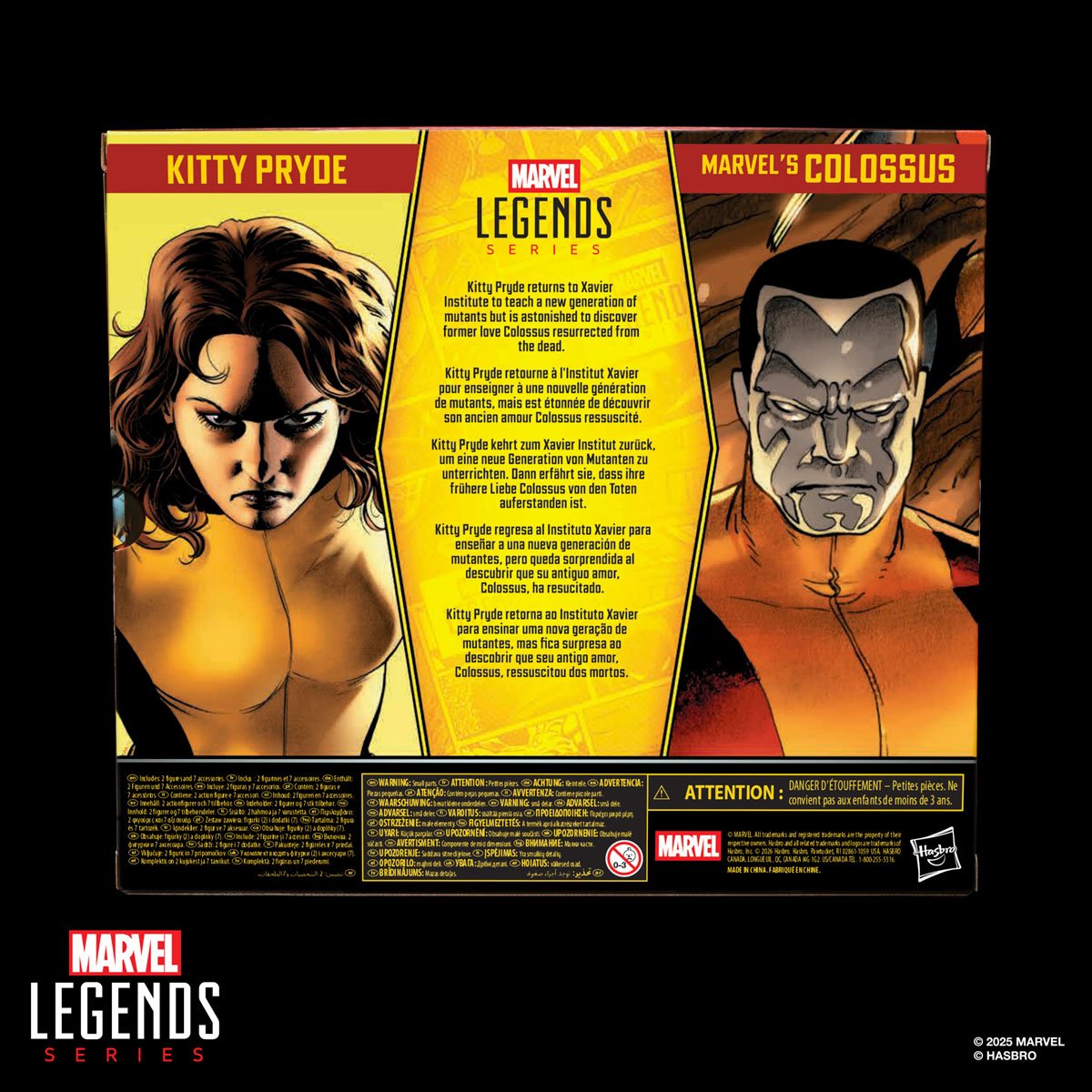 X-Men Marvel Legends Series Kitty Pryde and Colossus 6-Inch Action Figure 2-Pack