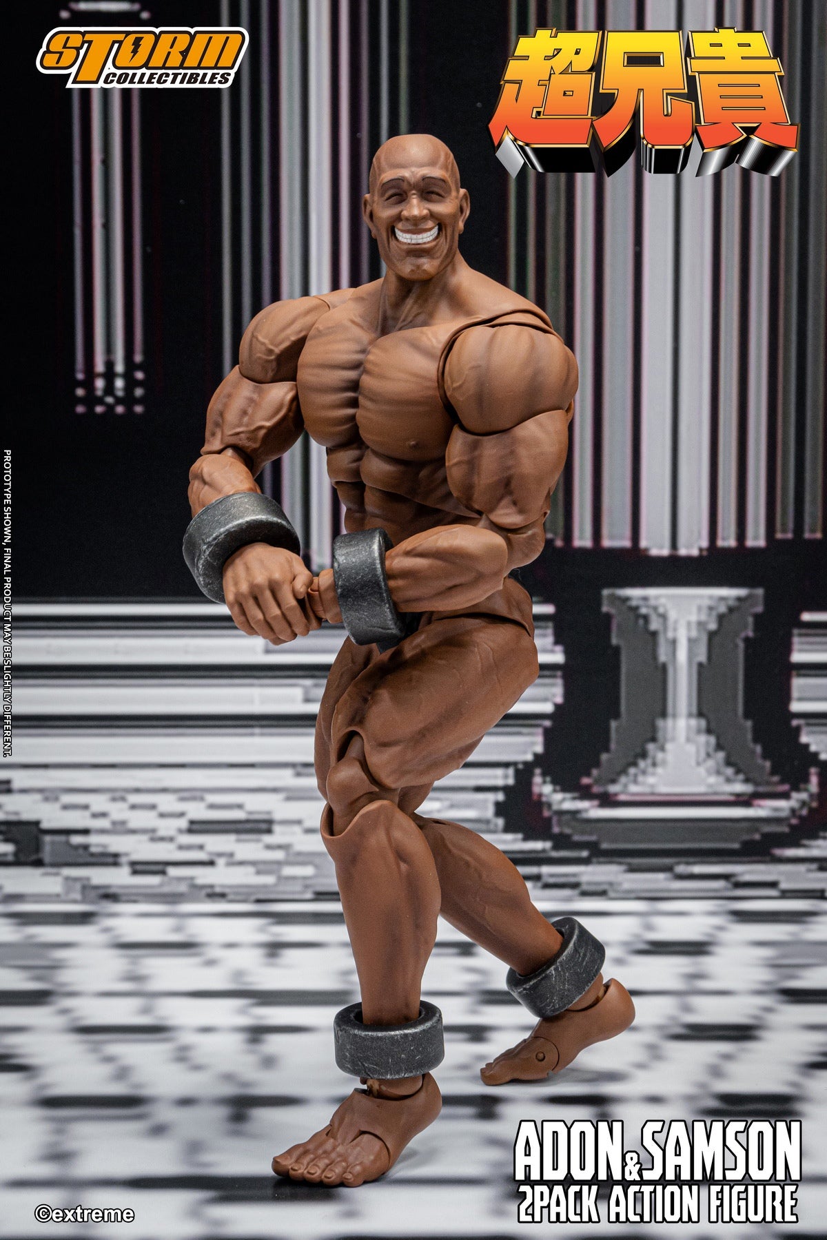 Chou-Aniki Adon and Samson 1/12 Scale Action Figure Set