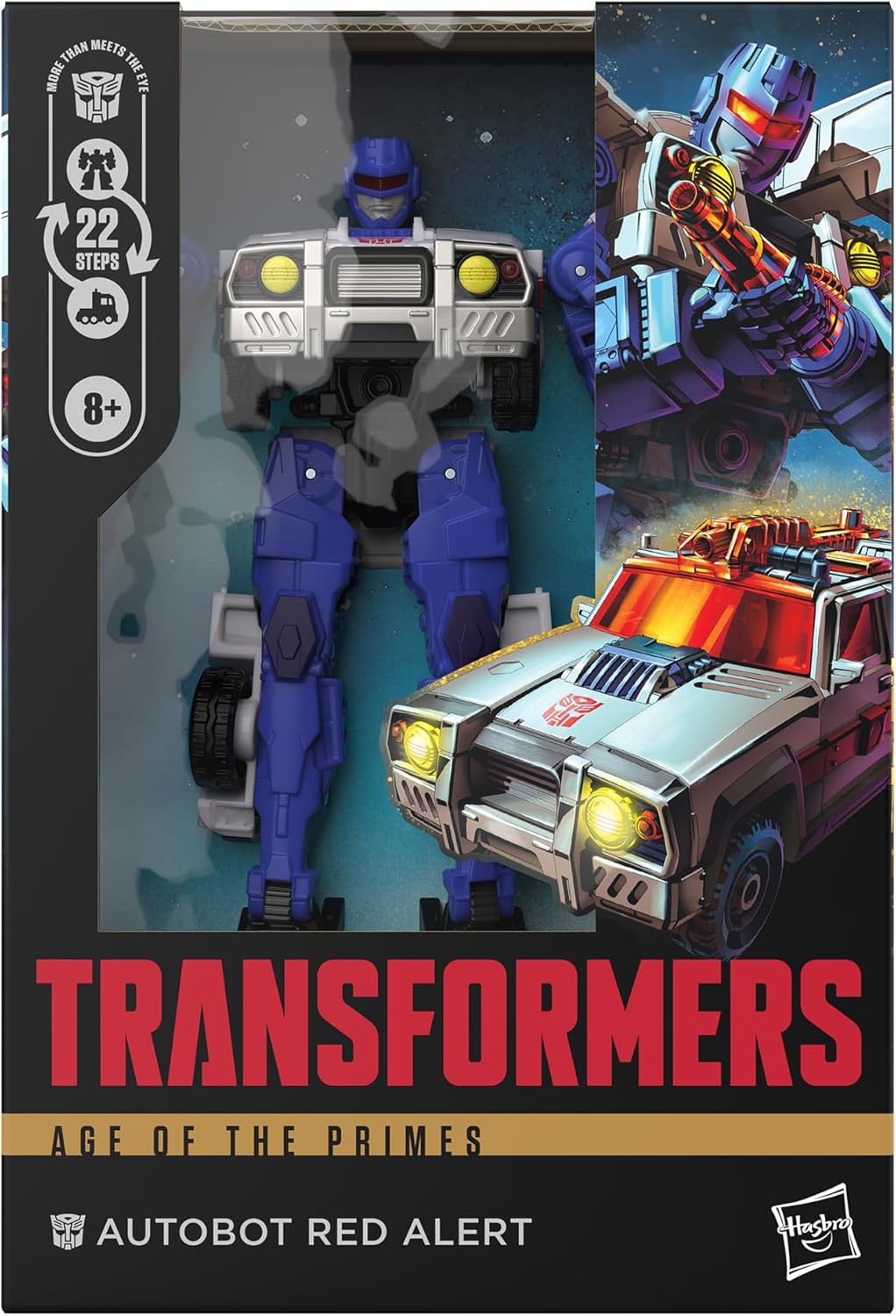 Transformers Age of The Primes Voyager Class Autobot Red Alert, 7-inch Converting Action Figure, Robot Toys for Ages 8+