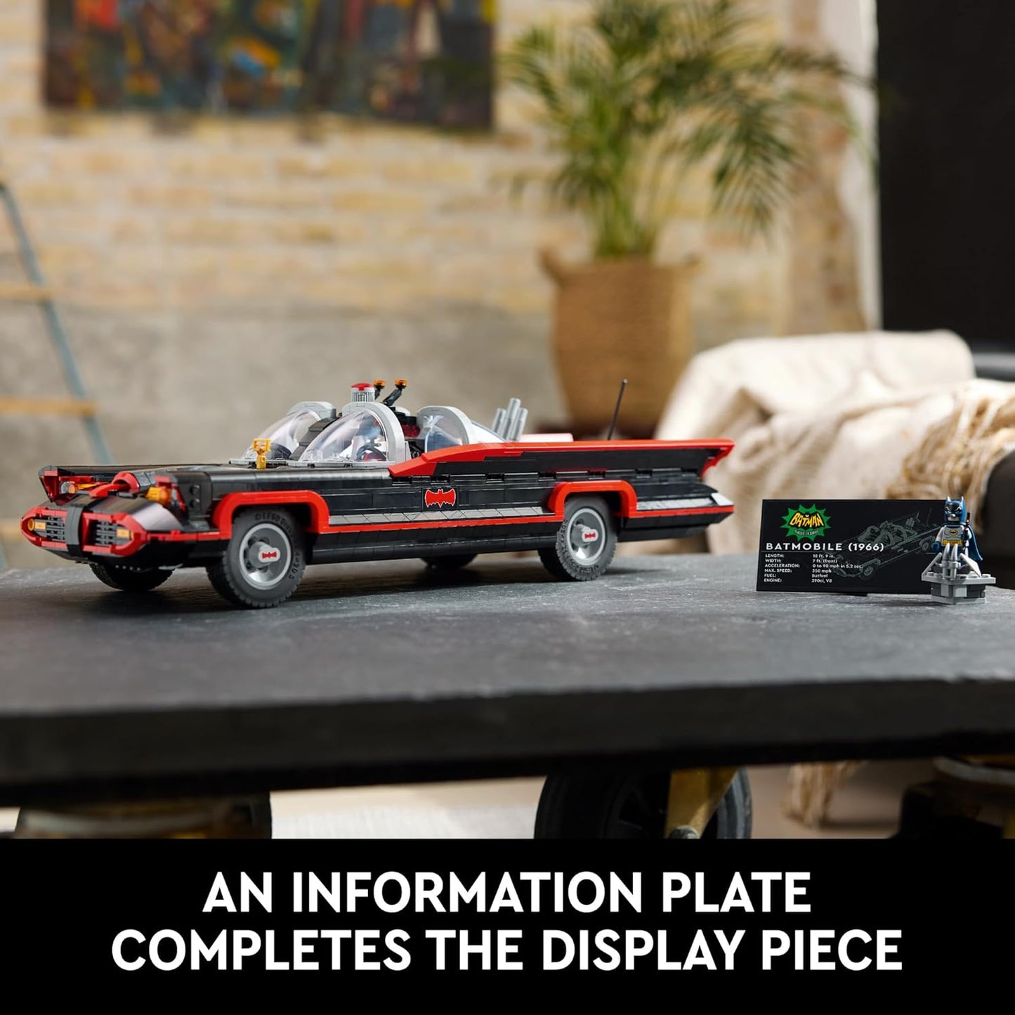 LEGO DC Batman: The Classic TV Series Batmobile, DC Collectible Car Inspired by The 1966 Television Show’s Classic Batmobile