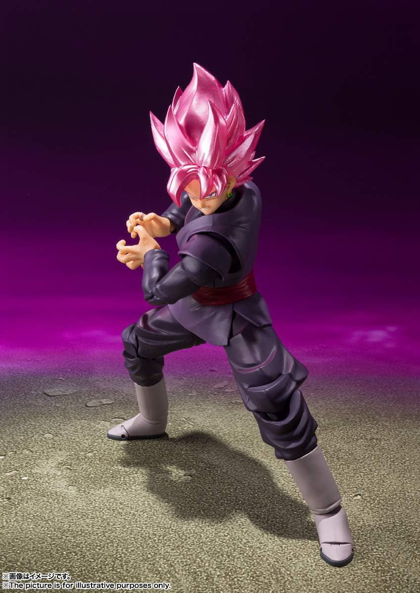 Dragon Ball Super Goku Black Super Saiyan Rose S.H.Figuarts Action Figure (Reissue)