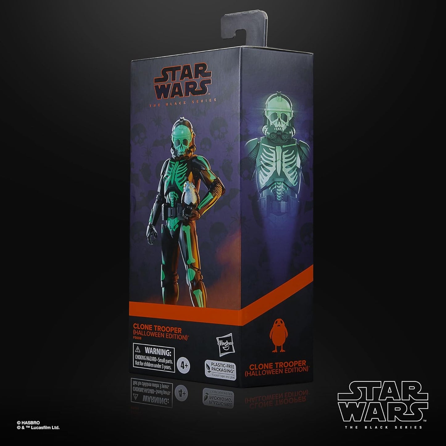 Star Wars The Black Series Clone Trooper (Halloween Edition) and PORG Toys, 6-Inch-Scale Holiday-Themed Collectible Figures