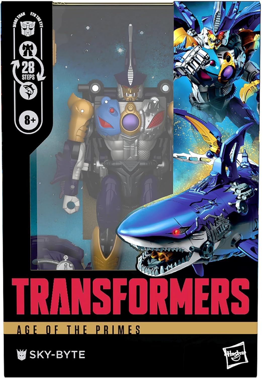 Transformers Age of The Primes Voyager Class Sky-Byte, 7-inch Converting Action Figure, Robot Toys for Ages 8+