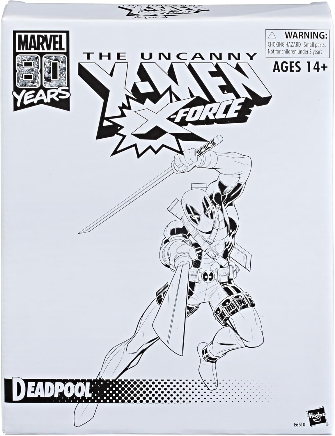 Marvel Legends Series Deadpool, Marvel Comics Uncanny X-Men X-Force Retro Collectible 6 Inch Action Figure