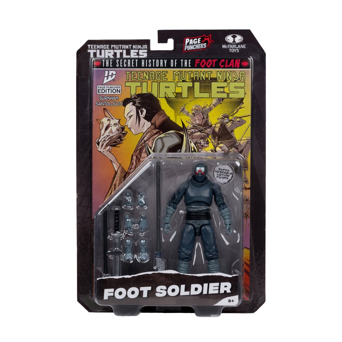 Teenage Mutant Ninja Turtles Page Punchers Foot Soldier 5-Inch Scale Action Figure with Comic