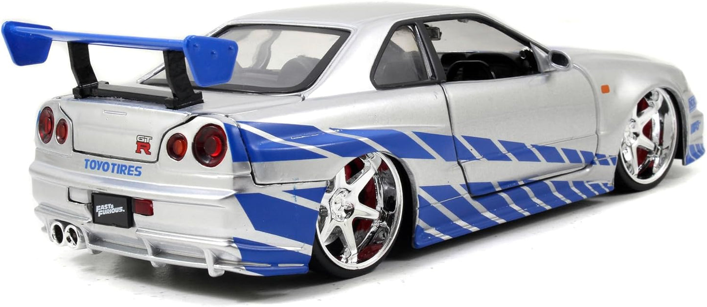 Fast & Furious Brian’s 2002 Nissan Skyline R34 Die-cast Car