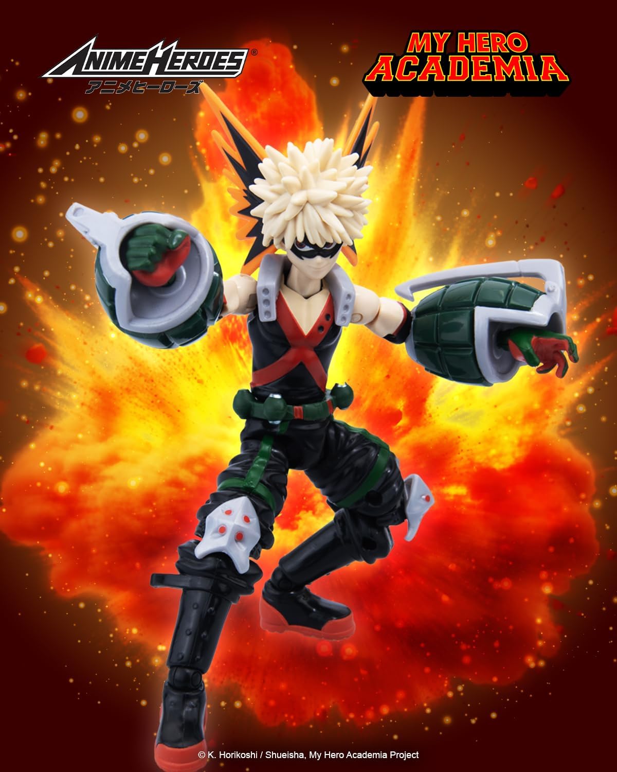 My Hero Academia Anime Heroes Katsuki Bakugo Action Figure