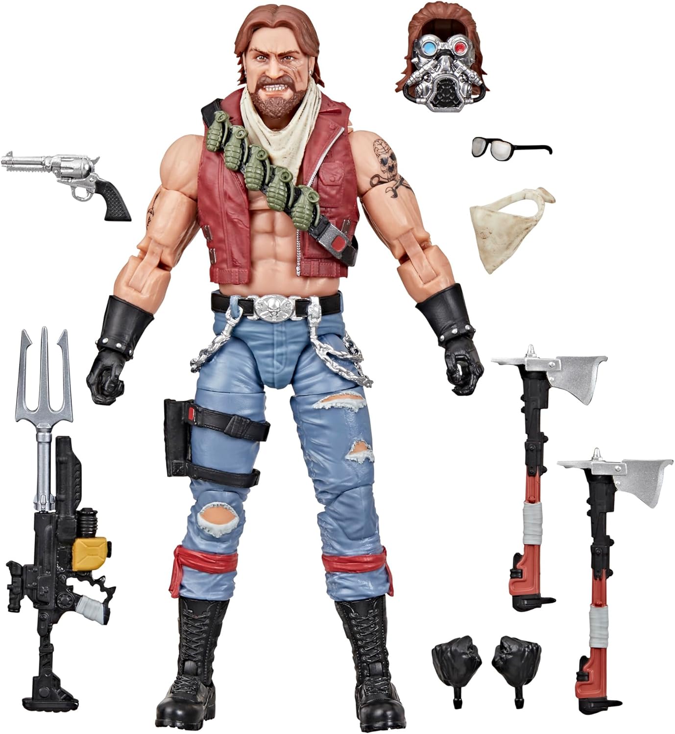 G.I. Joe Classified Series Dreadnok Monkeywrench, Collectible 6 Inch Action Figure with 10 Accessories
