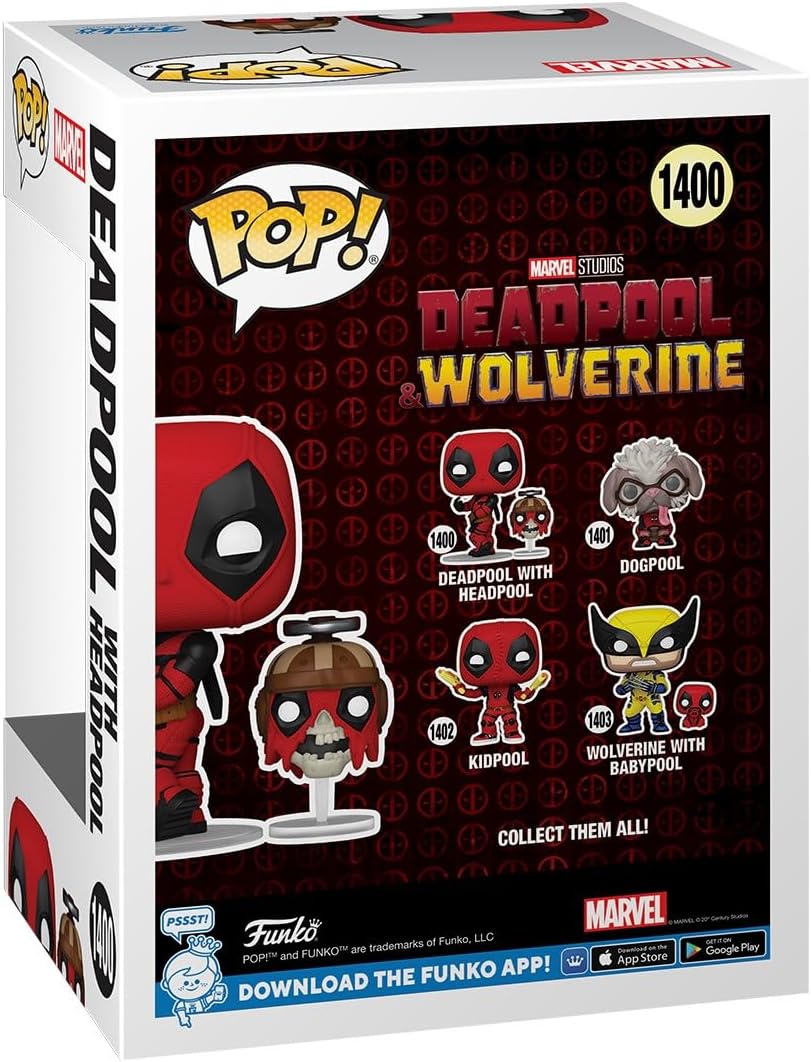 Pop! & Buddy: Deadpool & Wolverine - Deadpool with Headpool