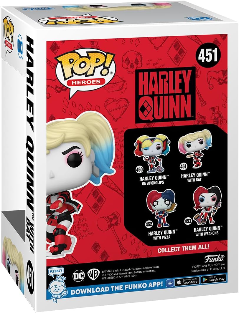 Pop! Heroes: DC - Harley Quinn with Bat