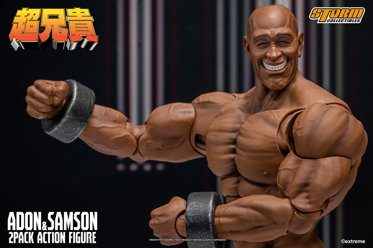 Chou-Aniki Adon and Samson 1/12 Scale Action Figure Set