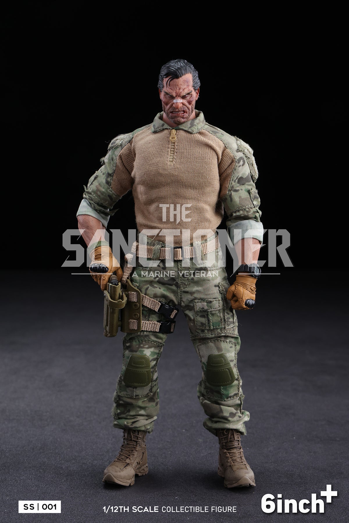 6Inch+ The Sanctioner SS001 1/12 Action Figure