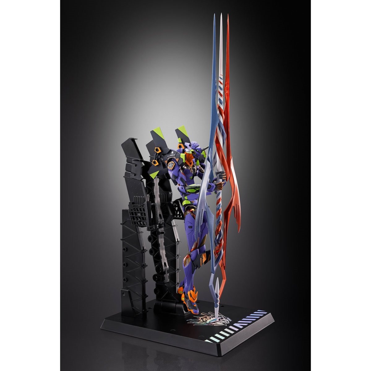 Evangelion Test Type-01 30th Anniversary with Spear Gaius Metal Build Action Figure