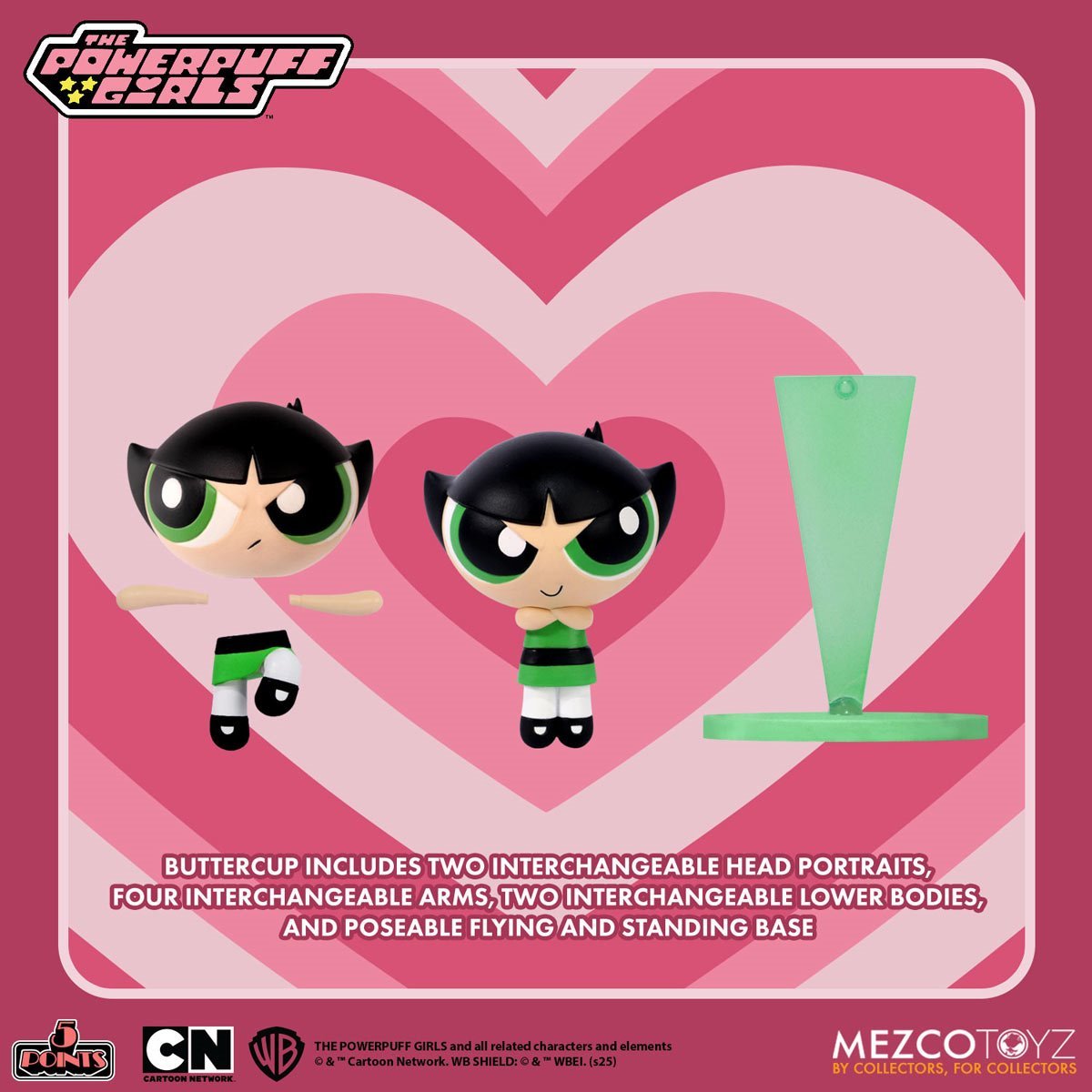 The Powerpuff Girls 5 Points Set of 4 Action Figures