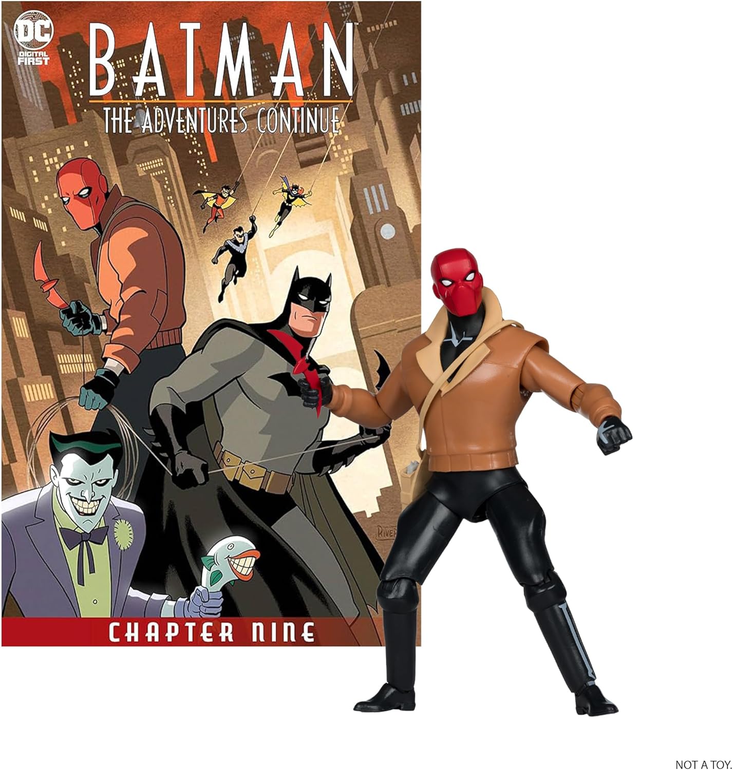 DC Direct Page Punchers Red Hood (Batman: The Adventures Continue) Action Figure with Comic