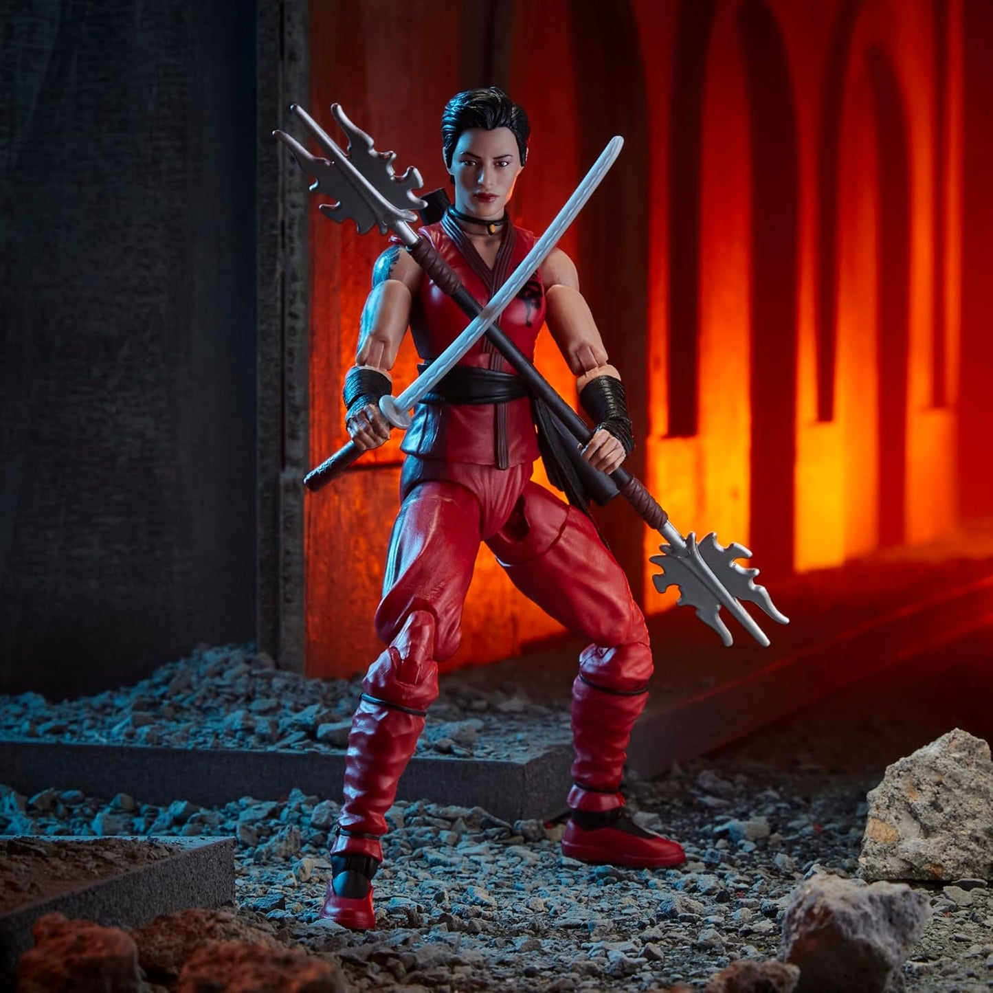 G.I. Joe Classified Series Kim Jinx Arashikage, Collectible Ninja Action Figure with 7 Accessories