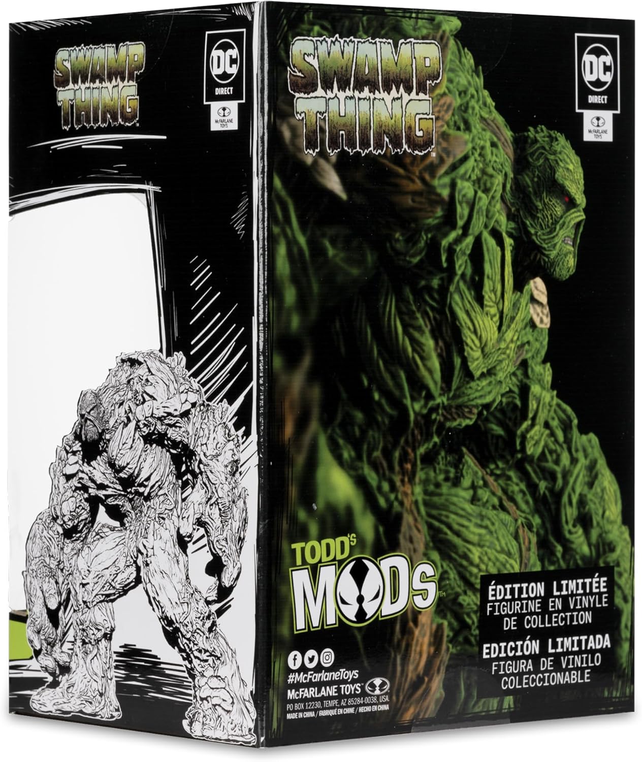 DC Direct Swamp Thing Limited Edition Collector Vinyl (Todd's Mods) Scale Posed Figure