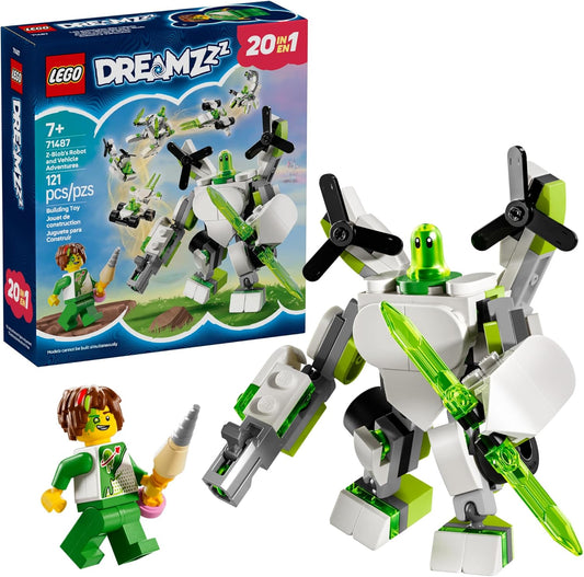 LEGO DREAMZzz Z-Blob's Robot and Vehicle Adventures Robot Toy Building Kit - Mech Suit Set