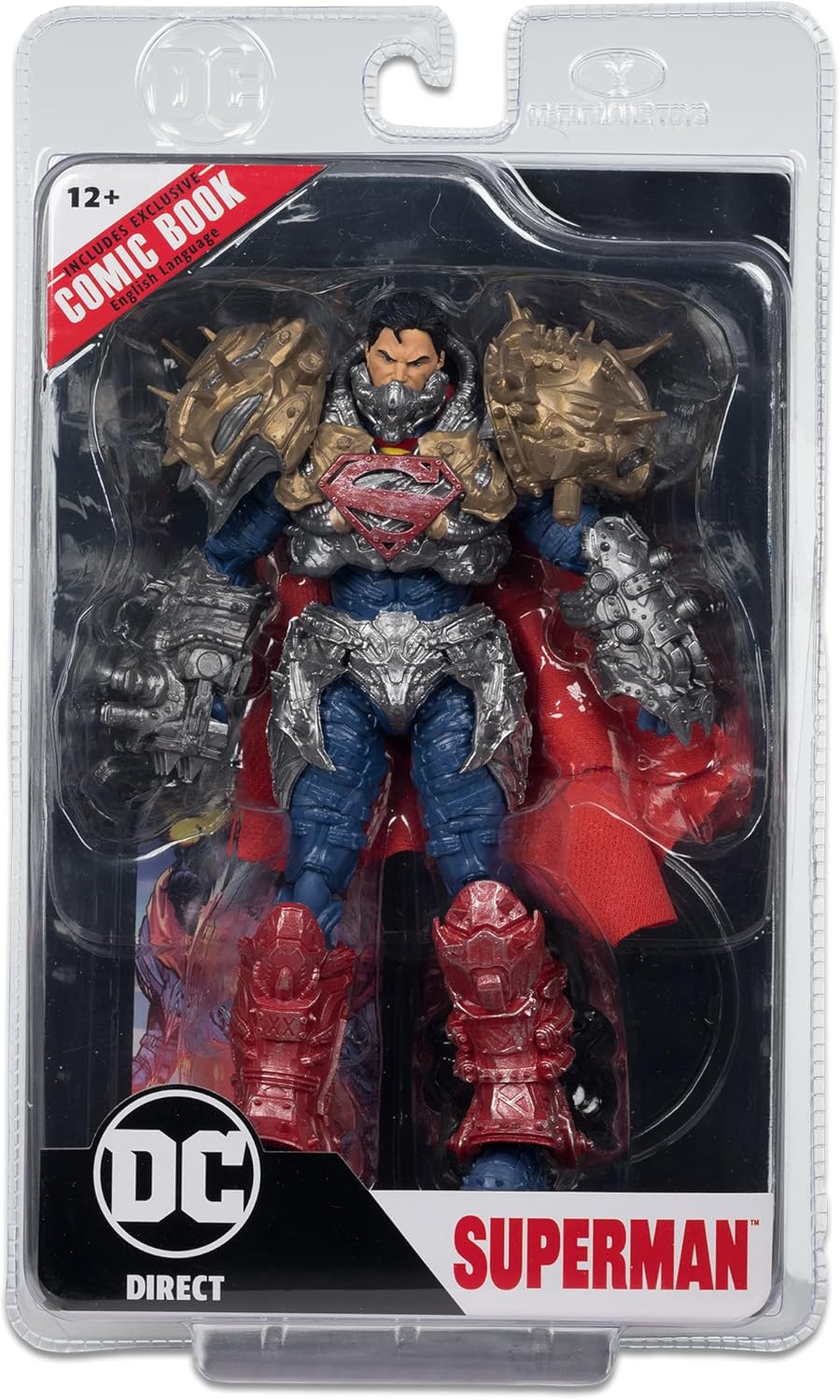 DC Direct Page Punchers Superman Action Figure with Superman Comic