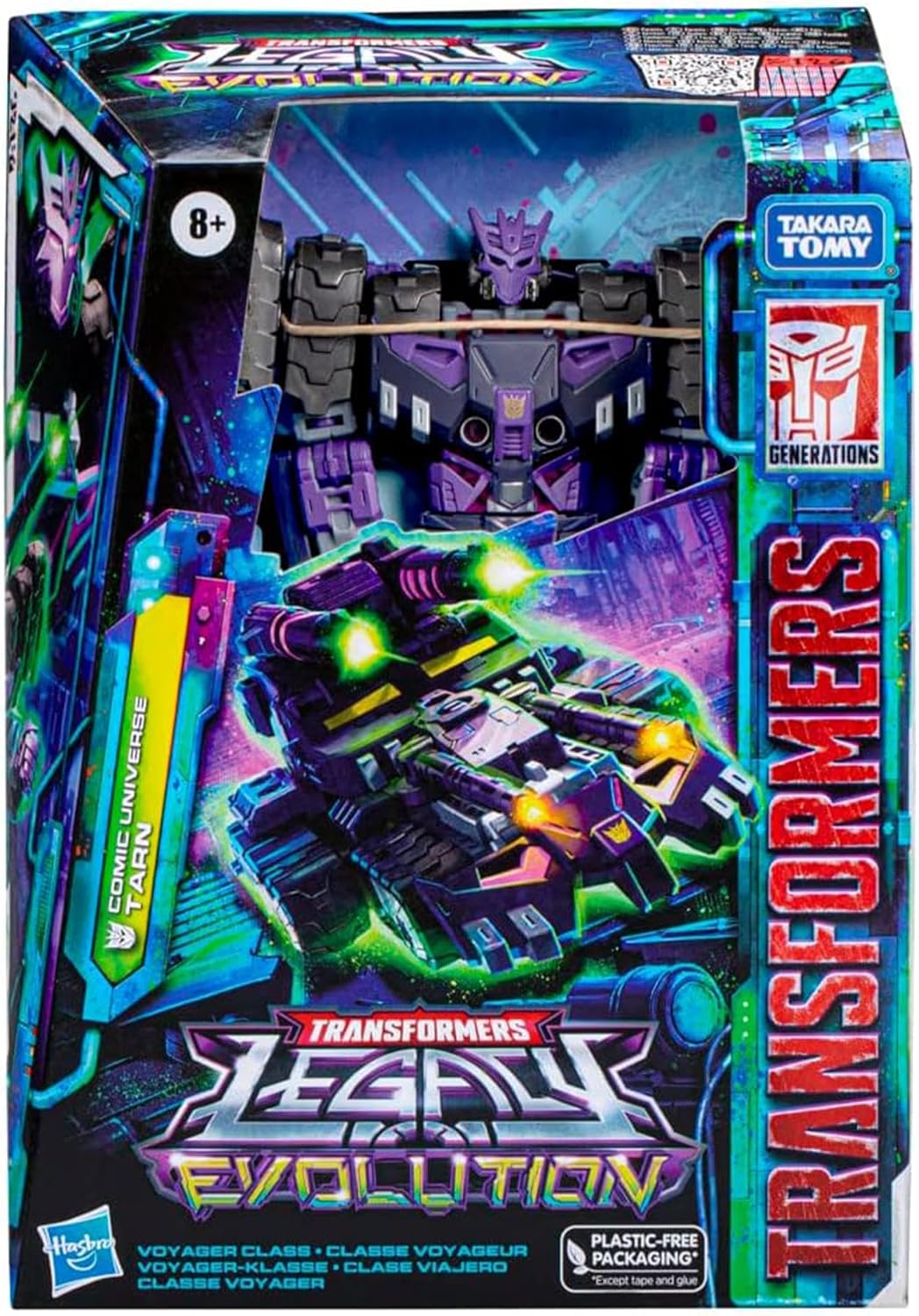 Transformers Toys Legacy Evolution Voyager Comic Universe Tarn Toy, 7-inch, Action Figure