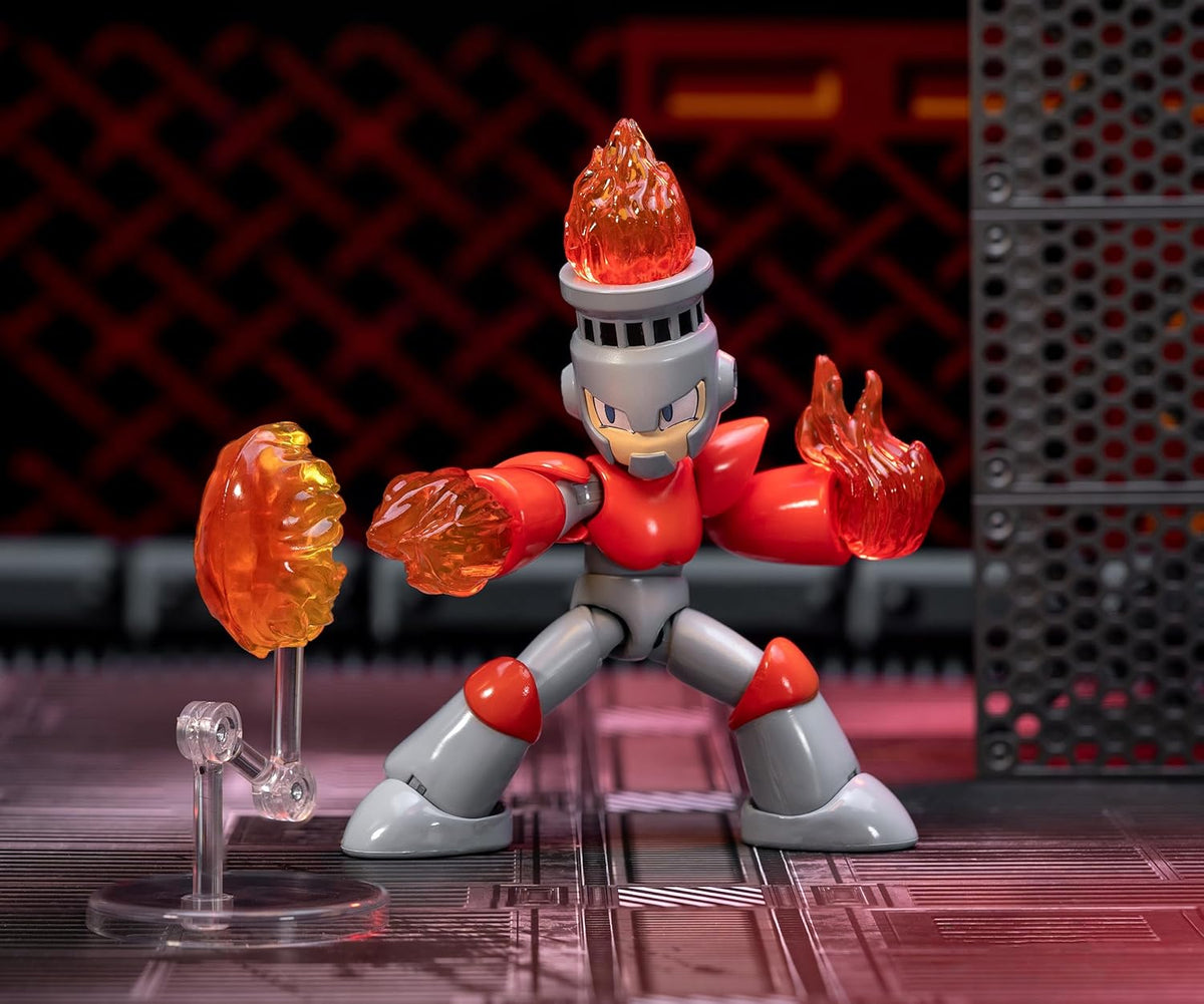 Mega Man 4" Fire Man - 1:12 Scale Action Figure