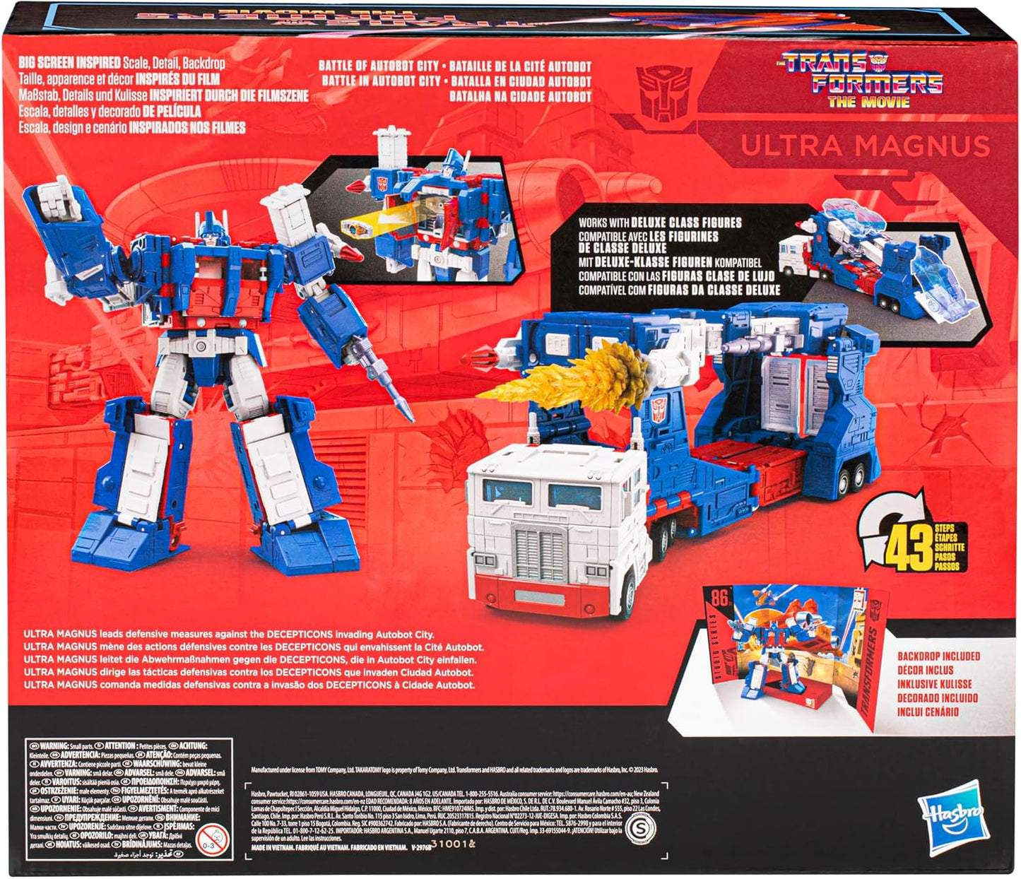 Transformers Toys Studio Series Commander The Movie 86-21 Ultra Magnus Action Figure