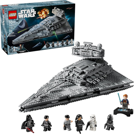 LEGO Star Wars Imperial Star Destroyer Building Toys Set with Darth Vader & 6 Minifigure Toys