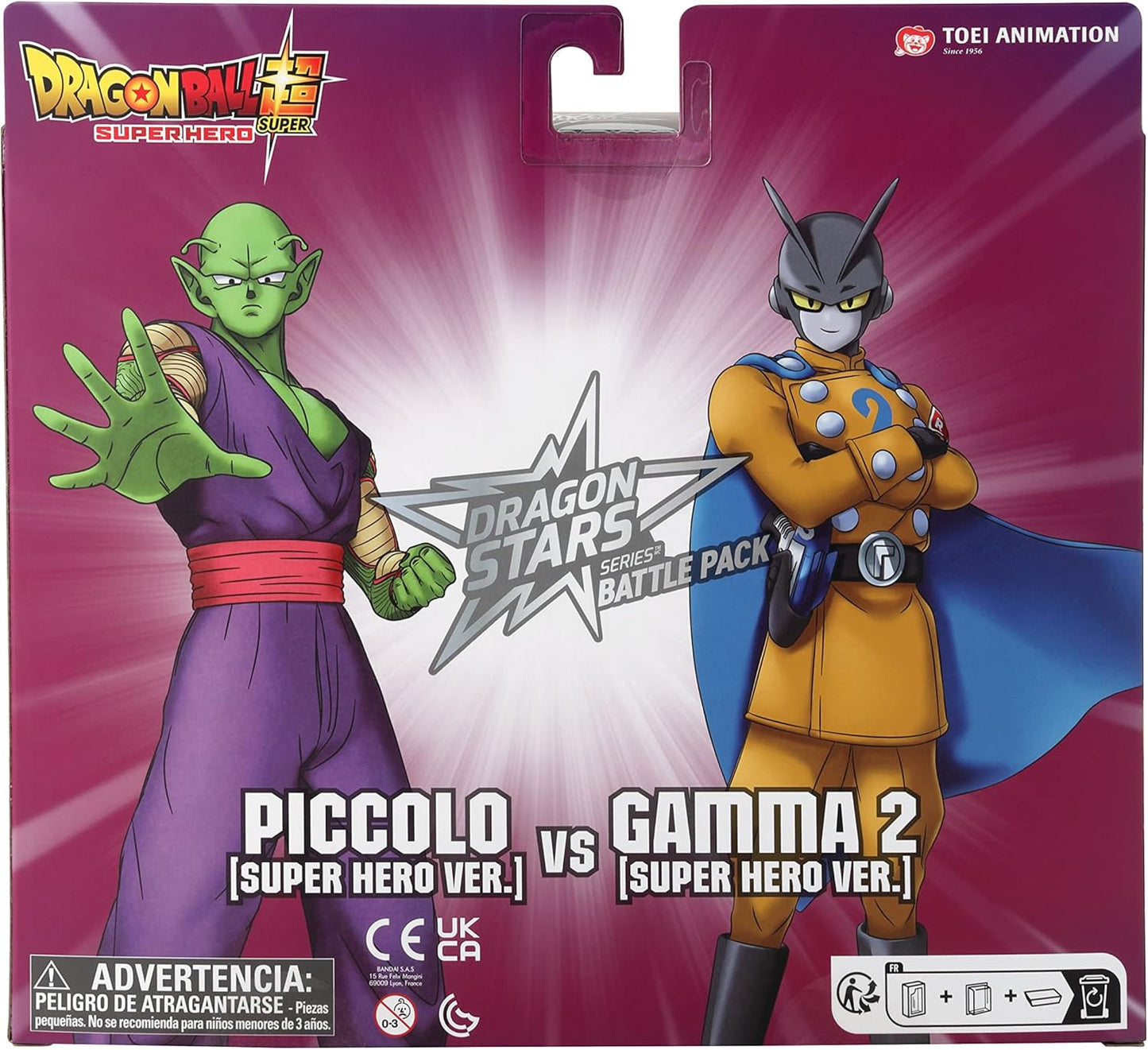 Dragon Ball Super - Dragon Stars Battle Pack Piccolo vs. Gamma 2 6 1/2-Inch Action Figure 2-Pack