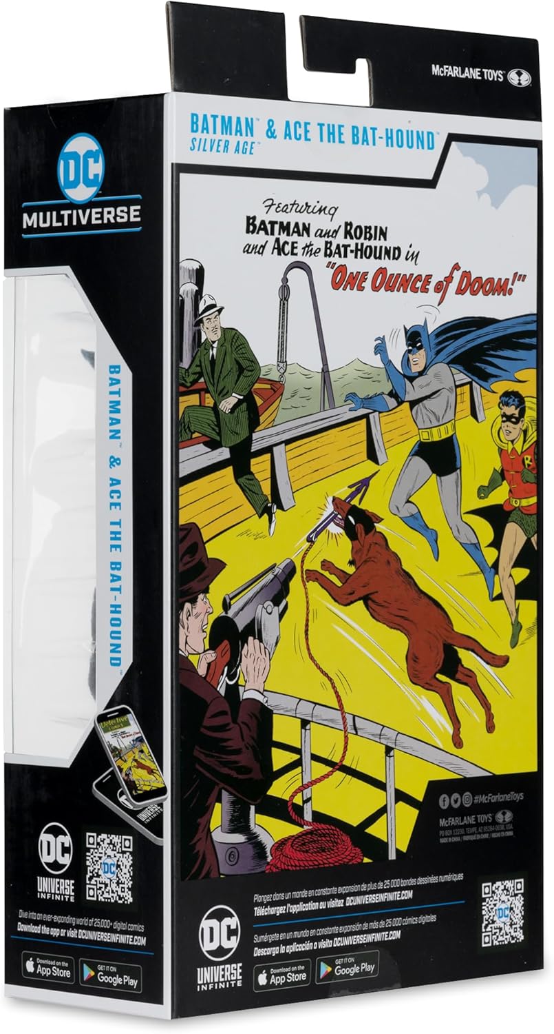 DC Multiverse Batman & Ace The Bat-Hound (Silver Age) Action Figure