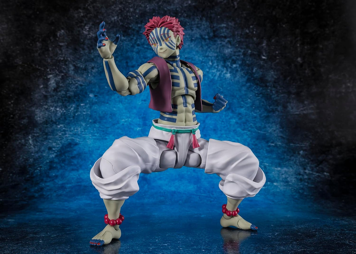 Demon Slayer: Kimetsu No Yaiba Akaza S.H.Figuarts Action Figure (Reissue)