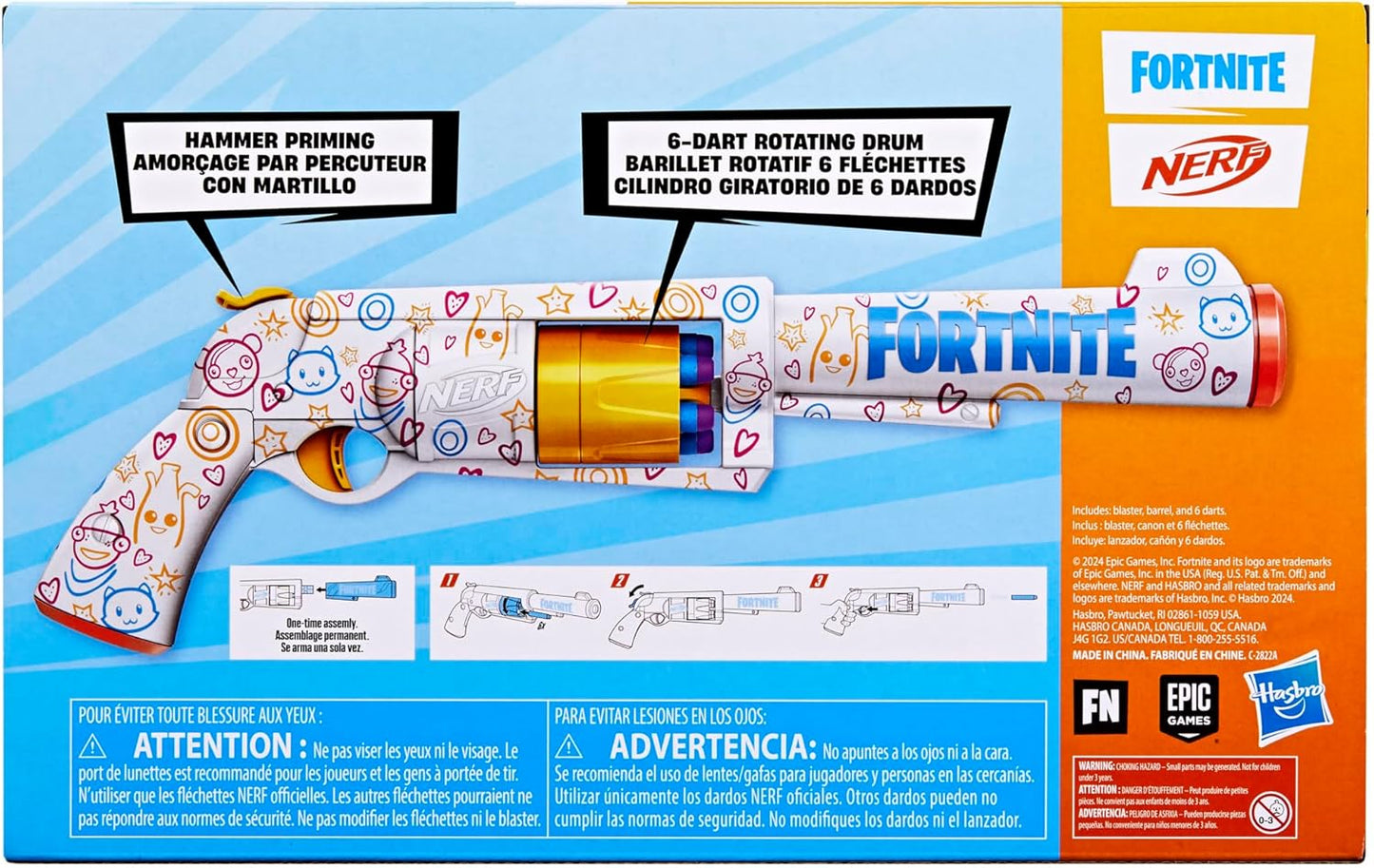 Nerf Fortnite Frenz 4 Ever Blaster, Bonus Code to Unlock Frenz 4 Ever Wrap in The Game