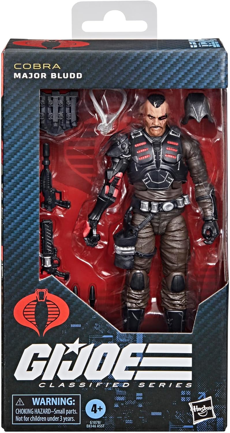 G.I. Joe Classified Series Major Bludd, Collectible 6 Inch Action Figure with 7 Accessories
