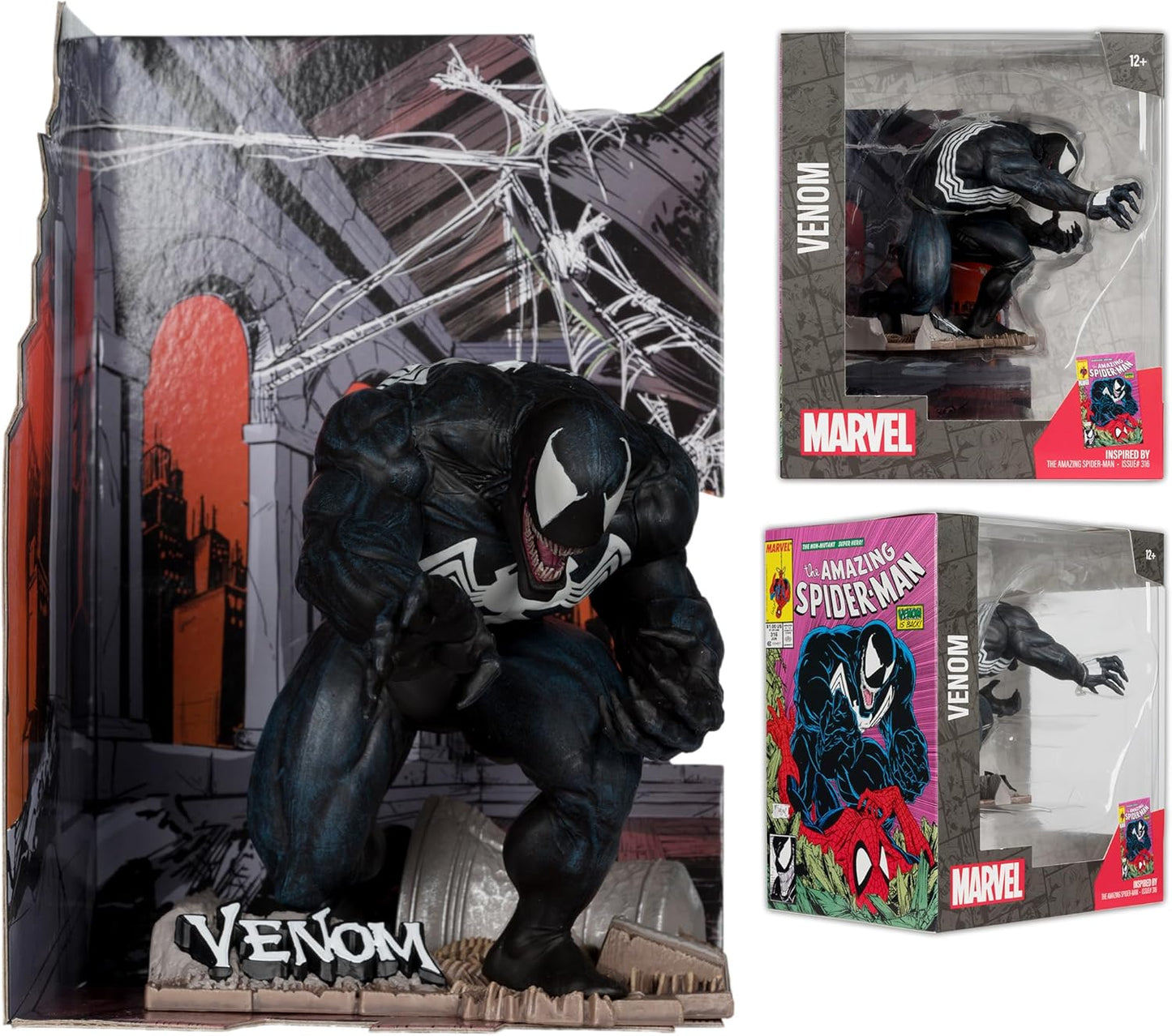 Marvel Venom 1:10th Scale Collectible with Scene