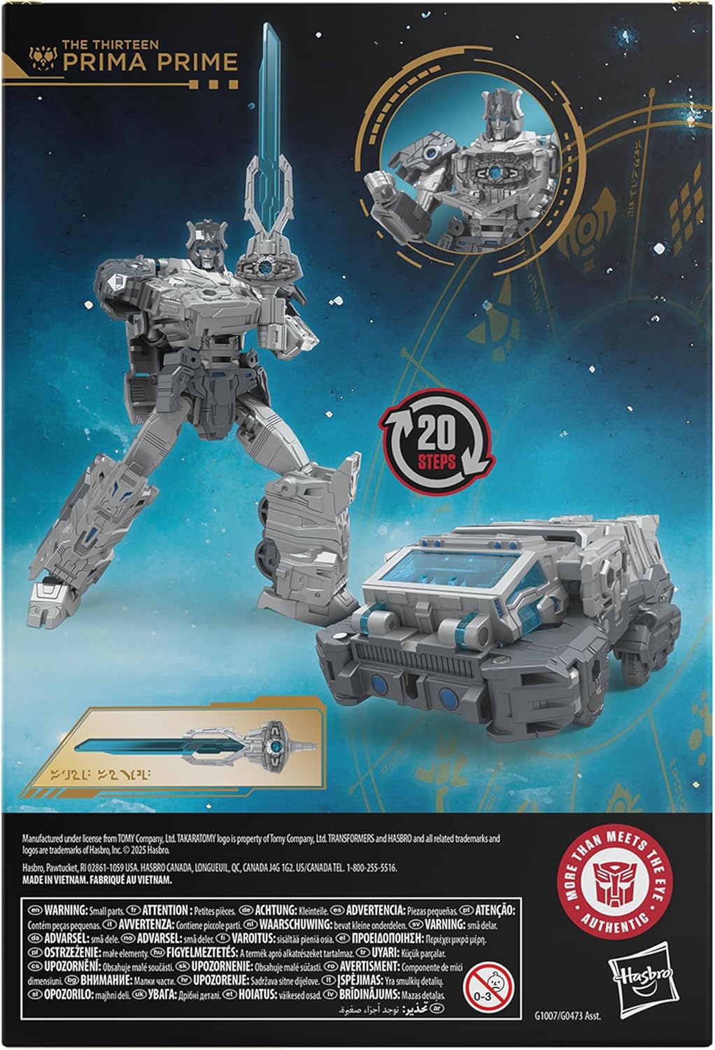 Transformers Age of The Primes Voyager Class The Thirteen Prima Prime, 7-inch Converting Action Figure