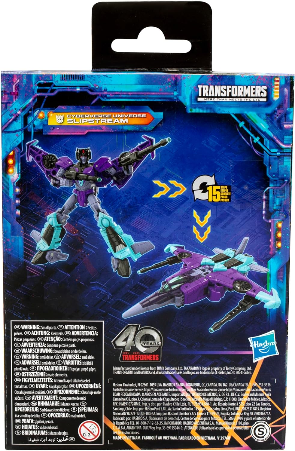 Transformers Legacy United Deluxe Class Cyberverse Universe Slipstream, 5.5-inch Converting Action Figure, 8+