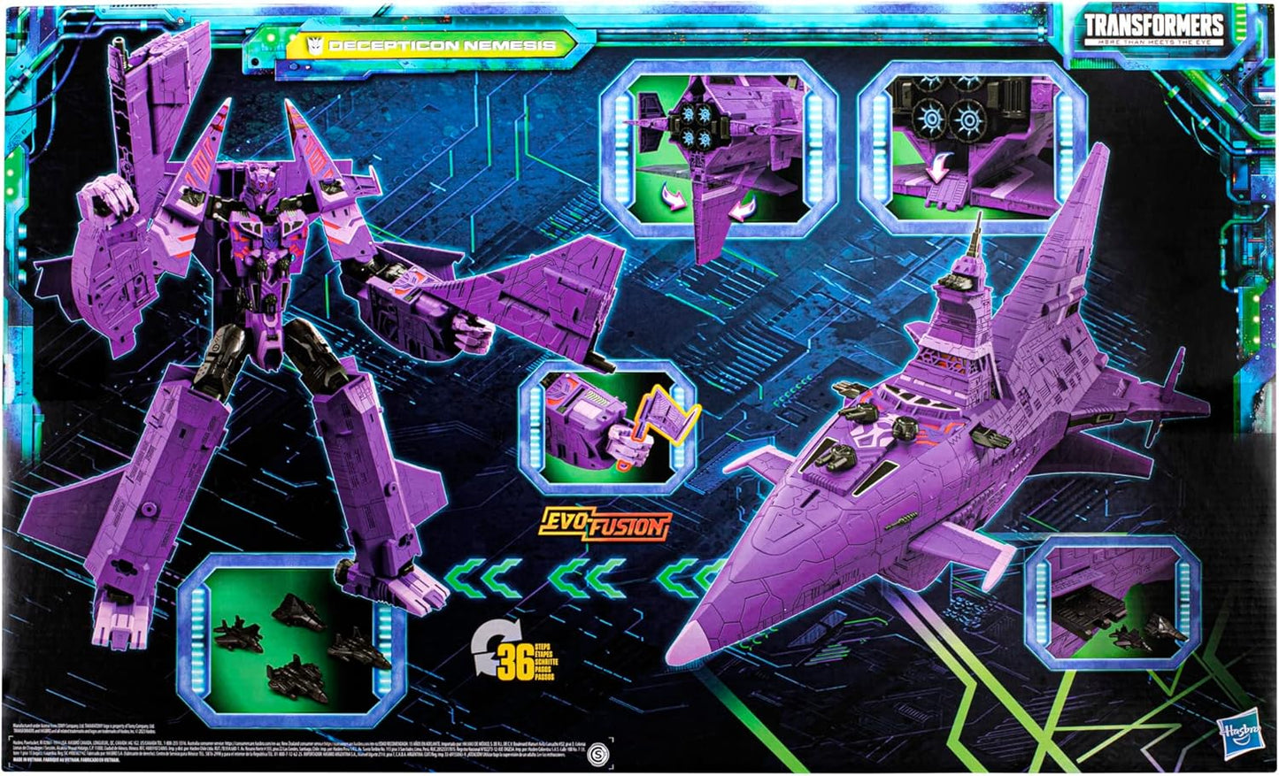 Transformers Legacy Evolution Titan Decepticon Nemesis Action Figure