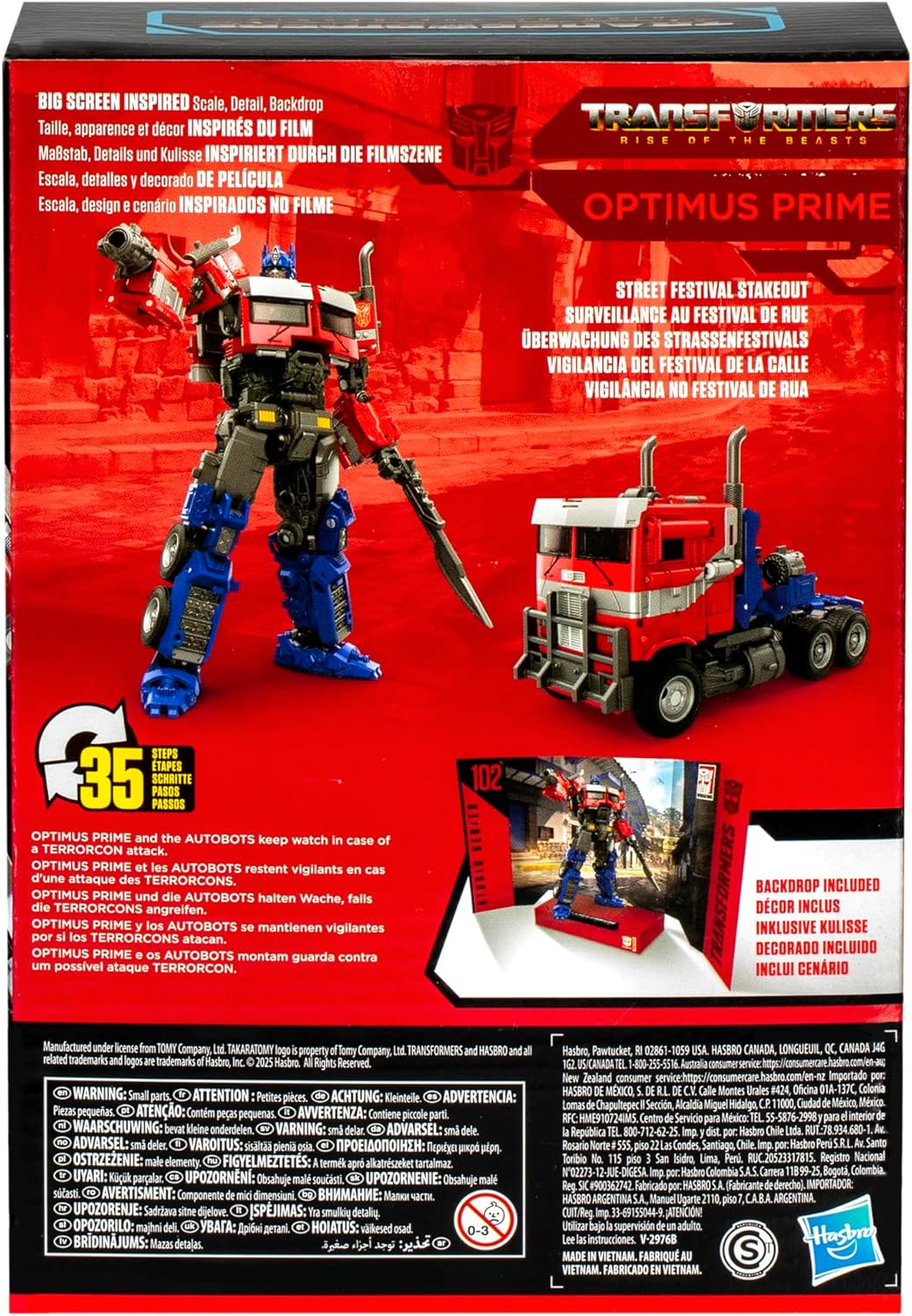 Transformers Studio Series Voyager Class Transformers: Rise of the Beasts Optimus Prime Action Figure