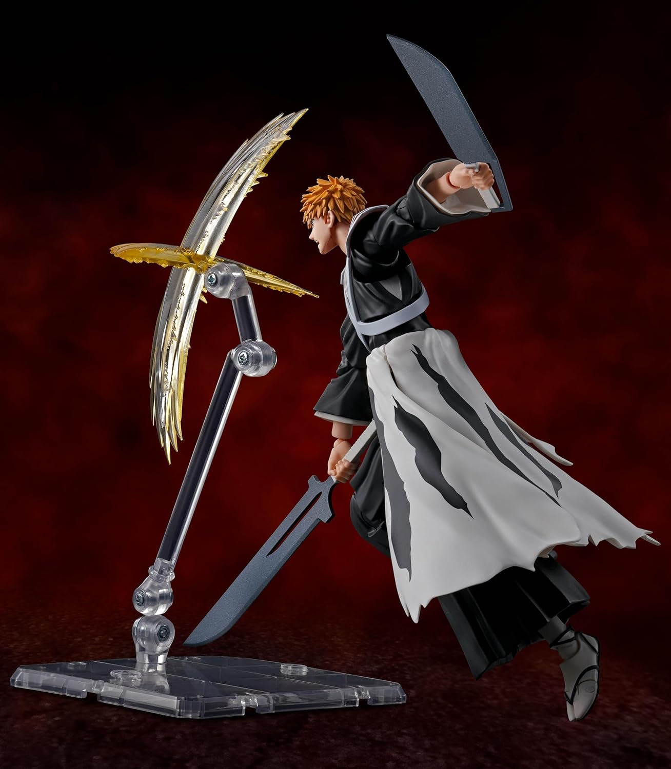 Bleach Ichigo Kurosaki Dual Zangetsu S.H.Figuarts Action Figure