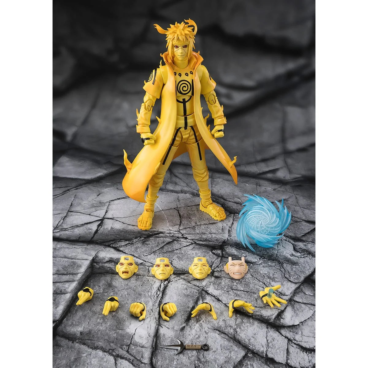 Naruto Minato Namikaze Kurama Link Mode Bond of Light That Shatters Darkness S.H.Figuarts Action Figure