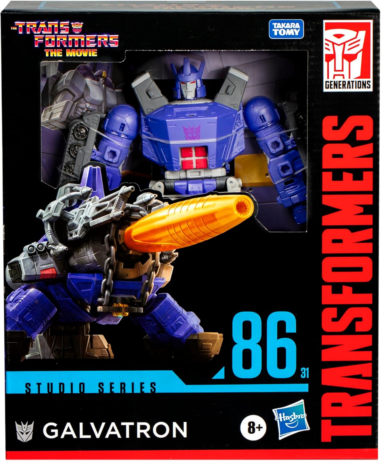 Transformers Toys Studio Series Leader Class The The Movie 86-31 Galvatron Action Figure