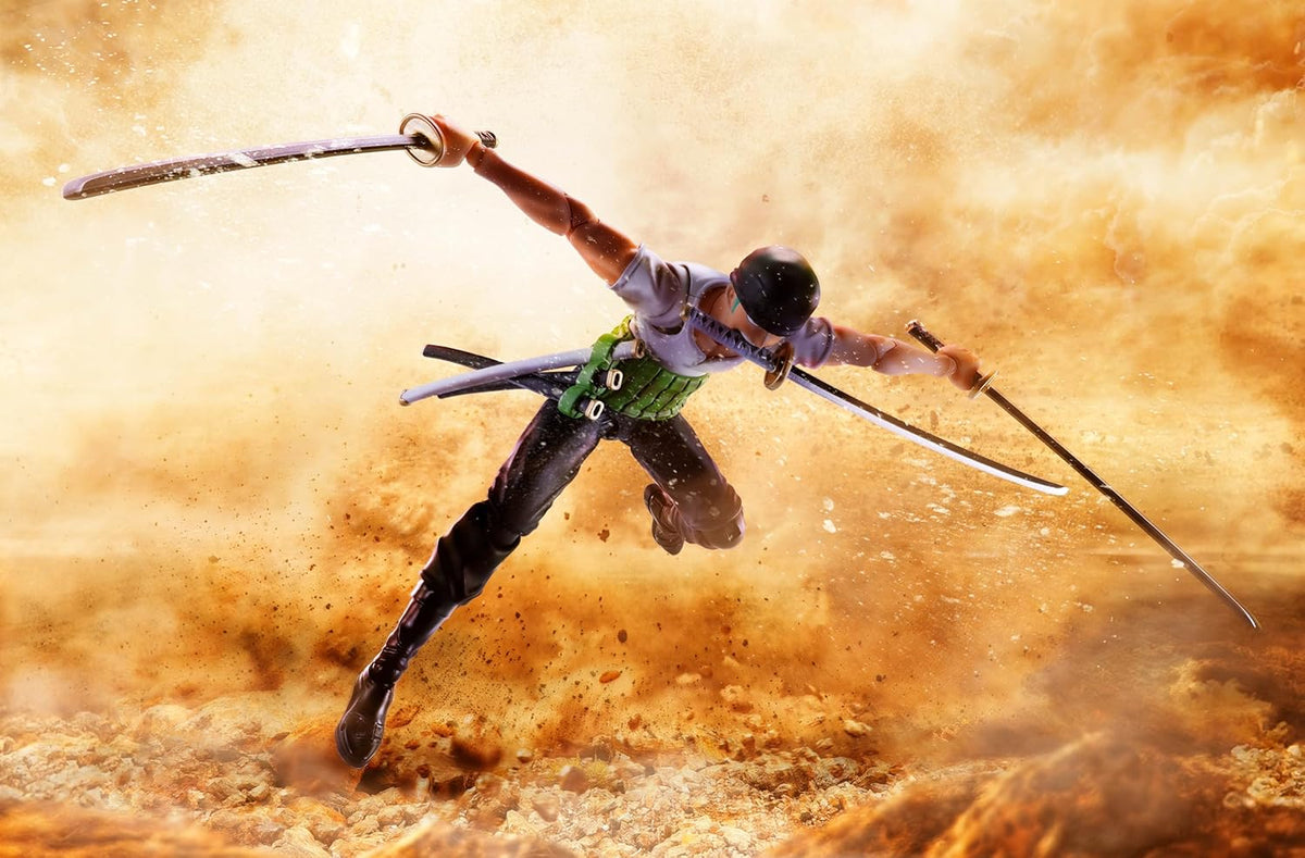 One Piece Roronoa Zoro Romance Dawn S.H.Figuarts Action Figure (Reissue)