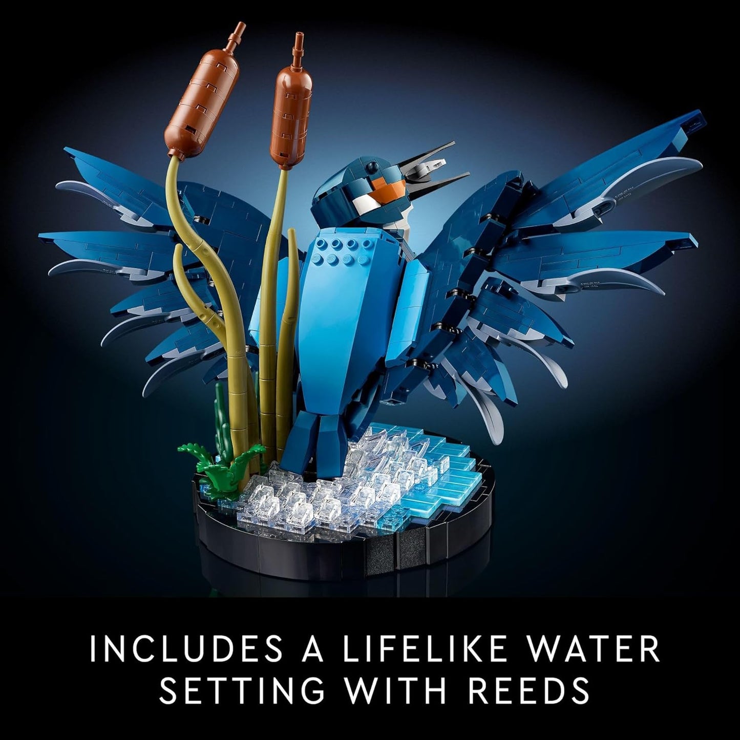 LEGO Icons Kingfisher Bird Building Set (10331) – Creative Model Kit for Adults, Relaxing DIY Display Décor, Perfect Gift for Bird and Nature Lovers