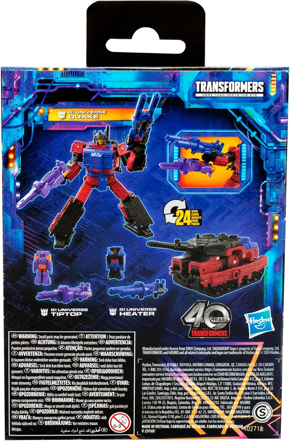 Transformers Legacy United Deluxe Class G1 Universe Quake, 5.5-inch Converting Action Figure