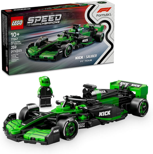 LEGO Speed Champions Kick Sauber F1 Team C44 Race Car Toy