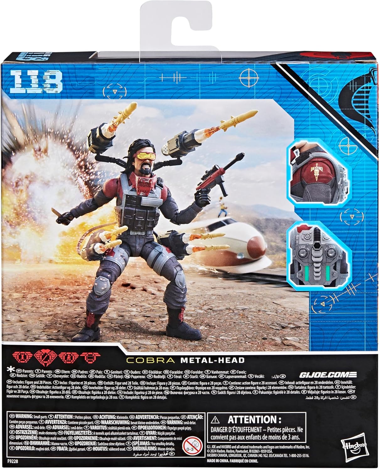 G.I. Joe Classified Series Iron Grenadier Metal-Head Deluxe Collectible Action Figure