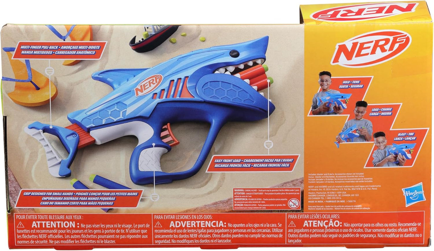 Nerf Junior Wild Sharkfire Easy Play Dart Blaster Shark Toys