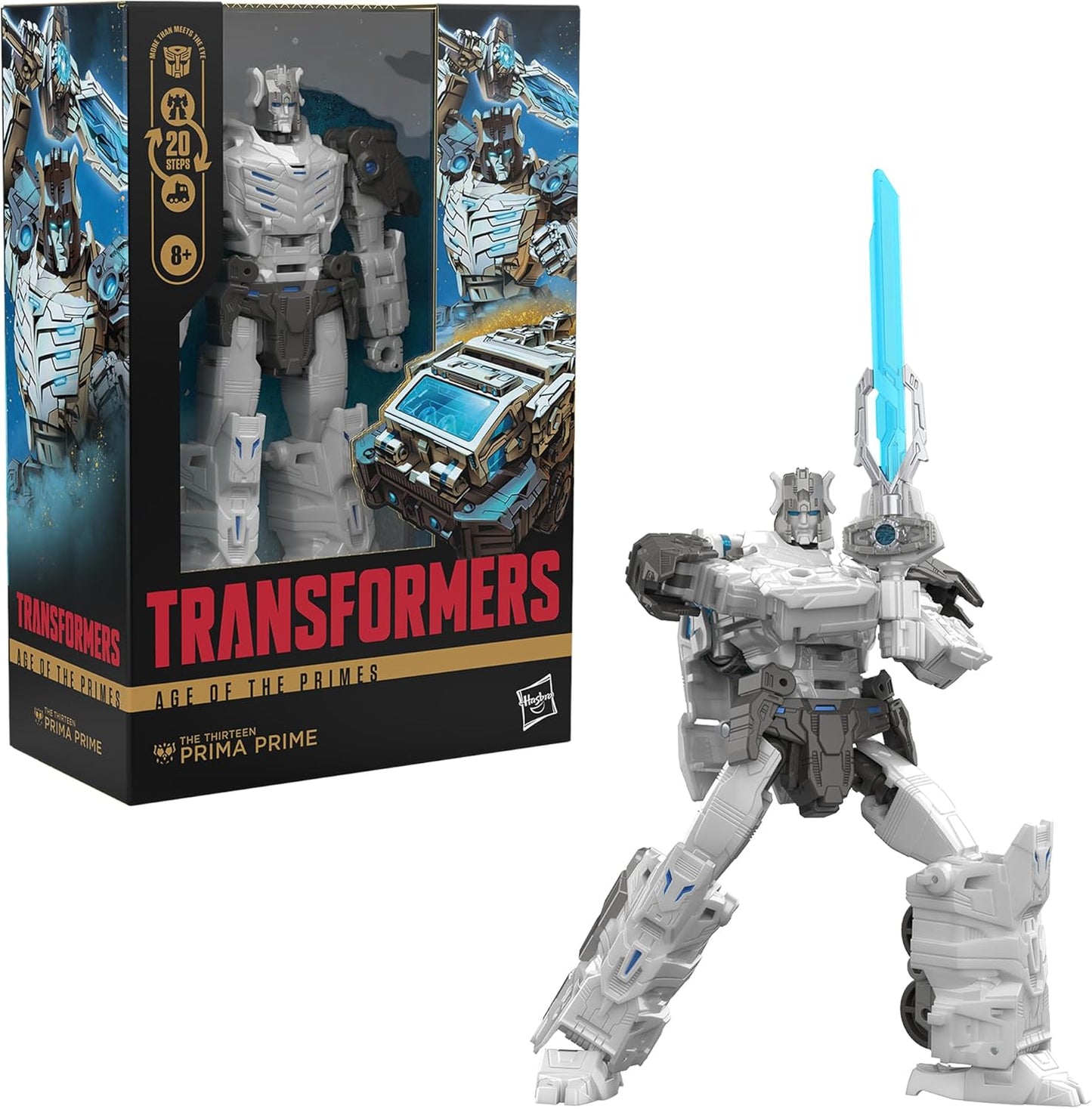 Transformers Age of The Primes Voyager Class The Thirteen Prima Prime, 7-inch Converting Action Figure