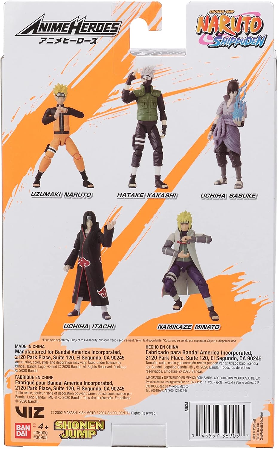 Naruto Anime Heroes Namikaze Minato Action Figure