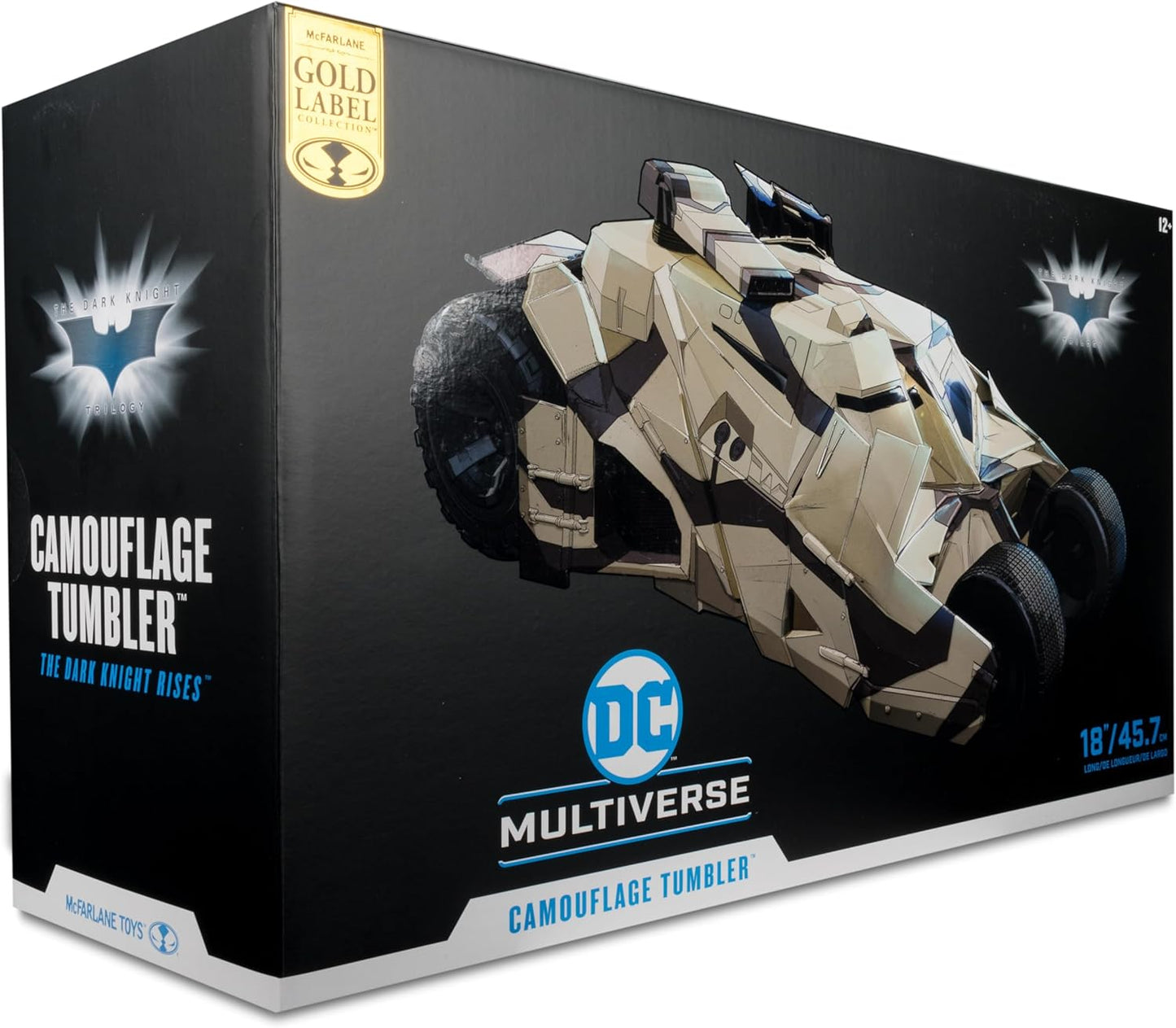 DC Multiverse Camouflage Tumbler (The Dark Knight Rises) Gold Label Vehicle