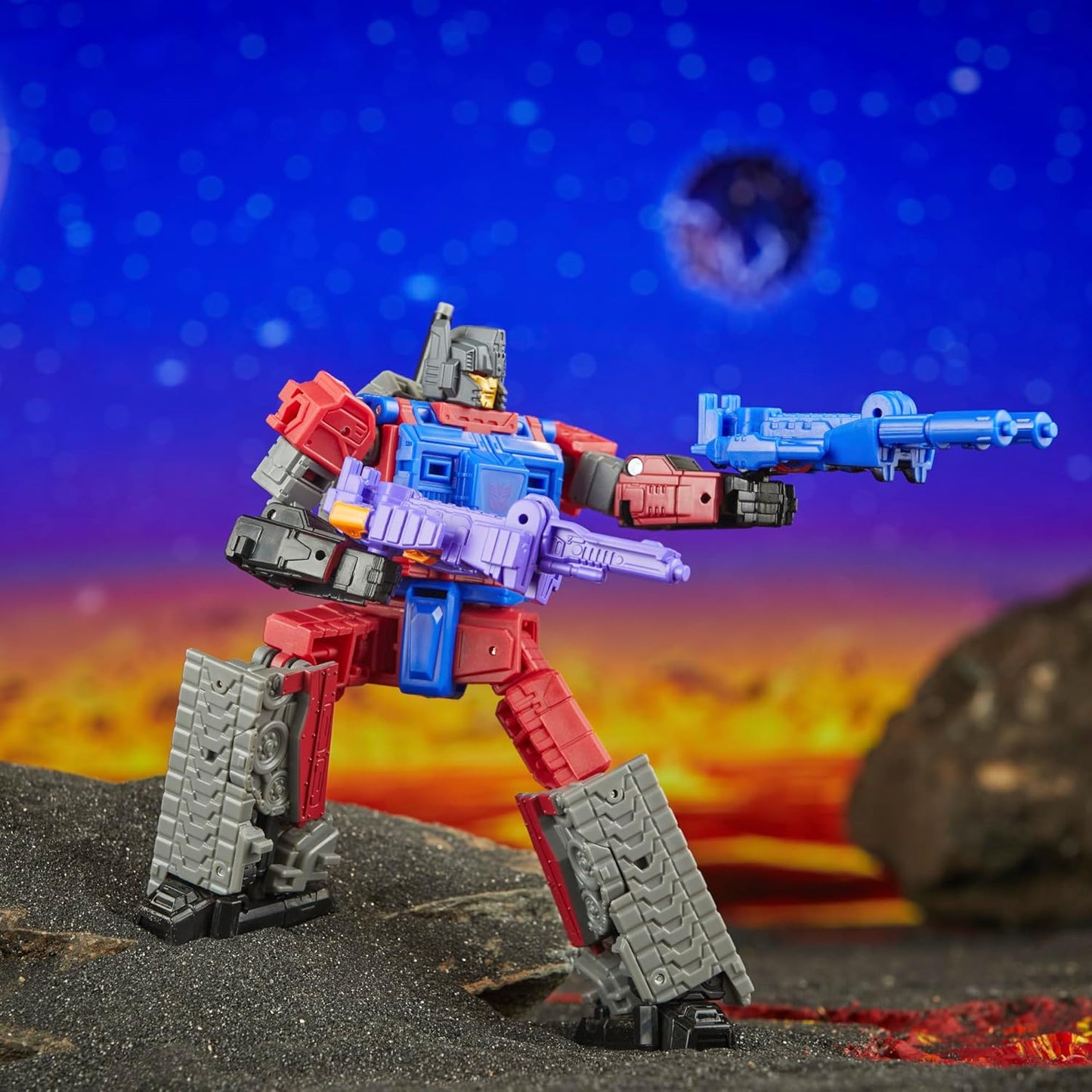 Transformers Legacy United Deluxe Class G1 Universe Quake, 5.5-inch Converting Action Figure
